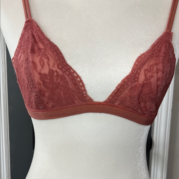 Anemone Rust Lace Bralette - Picture 3 of 8